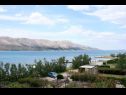 Apartments Stjepan - 10m from beach: A1(4+1), A2(2+2), A3(2+1) Pag - Island Pag  - Apartment - A1(4+1): view