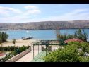 Apartments Stjepan - 10m from beach: A1(4+1), A2(2+2), A3(2+1) Pag - Island Pag  - view