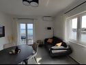 Apartments Rina A1(4), A2(3), A3(3) Nevidane - Island Pasman  - Apartment - A3(3): living room