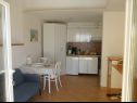 Apartments Zlato - with pool : SA1 Murva (2), A3 Lovor (4), A4 Mendula (2+1), SA5 Maslina (2) Senj - Riviera Senj  - Studio apartment - SA5 Maslina (2): kitchen and dining room