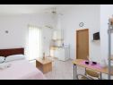 Apartments Vik - 250 m from beach A1(4), A2(3), A3(2), SA4(2) Brodarica - Riviera Sibenik  - Studio apartment - SA4(2): dining room