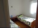 Apartments Zita - 50 m from sea: A1(4) Rogoznica - Riviera Sibenik  - Apartment - A1(4): bedroom