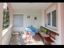 Apartments Marija  - 40 m from beach: A1-Plavi (2+1), A2-Crveni (2+1) Rogoznica - Riviera Sibenik  - Apartment - A1-Plavi (2+1): terrace