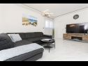 Apartments Ivan M - 20m to the beach: A1(4+1), A2(4+2), A3(4+2) Srima - Riviera Sibenik  - Apartment - A1(4+1): living room