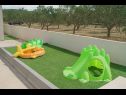 Holiday home Ivy - with outdoor swimming pool: H(4+2) Vodice - Riviera Sibenik  - Croatia - children playground