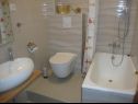 Apartments Ksenija - with garden & BBQ: SA1(2+1), SA2(2+1), SA3(2+1), A4(2+2), A5(2+2) Vodice - Riviera Sibenik  - Apartment - A5(2+2): bathroom with toilet