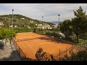 Apartments Star - with swimming pool: A1(4), A4 lavanda(4), A3 ruzmarin(4), A5(6), A6(6) Stomorska - Island Solta  - tennis court