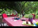 Apartments Ivo - free parking & BBQ: A1(6) Sinj - Riviera Split  - garden terrace