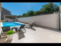 Apartments Lux 3 - heated pool: A5(4+2), A6(4+2) Marina - Riviera Trogir  - swimming pool