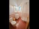 Apartments Ani - with pool and hot tub: A1(6), SA1 Zapadni(2), SA2 Sjeverni(2), A3 Juzni(5) Seget Vranjica - Riviera Trogir  - Apartment - A3 Juzni(5): bathroom with toilet