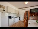 Apartments Mare - 30 m from pebble beach: SA1(2), SA2(2), A3(4), A4(4), A5(8) Seget Vranjica - Riviera Trogir  - Apartment - A5(8): kitchen and dining room
