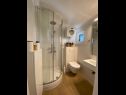 Apartments Ani - with pool and hot tub: A1(6), SA1 Zapadni(2), SA2 Sjeverni(2), A3 Juzni(5) Seget Vranjica - Riviera Trogir  - Apartment - SA2 Sjeverni(2): bathroom with toilet