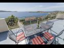 Apartments Mil - 80m from the sea A1(4+1), A2(2) Sevid - Riviera Trogir  - Apartment - A1(4+1): balcony