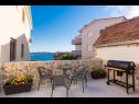Apartments Marijan - beautiful view: A1(6) Trogir - Riviera Trogir  - grill (house and surroundings)