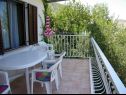 Apartments Fran - 30 m from sea : A1-veliki(5), A2-mali(3) Vinisce - Riviera Trogir  - Apartment - A1-veliki(5): terrace
