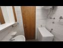 Apartments Ivo - 500 m to sandy beach: A1(2+2), A2(6+2), SA3(2+1) Ljubac - Zadar riviera  - Apartment - A1(2+2): bathroom with toilet