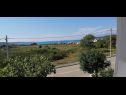 Apartments Ivo - 500 m to sandy beach: A1(2+2), A2(6+2), SA3(2+1) Ljubac - Zadar riviera  - view