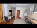 Apartments Ivo - 500 m to sandy beach: A1(2+2), A2(6+2), SA3(2+1) Ljubac - Zadar riviera  - Studio apartment - SA3(2+1): kitchen and dining room