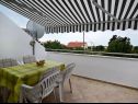 Apartments Mimi - free parking and barbecue: A1(2+2), A2(2+2) Nin - Zadar riviera  - Apartment - A2(2+2): terrace