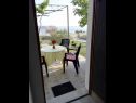 Apartments JoPek - sea view; SA1(2+1) Rtina - Zadar riviera  - Studio apartment - SA1(2+1): terrace