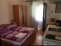 Apartments Andy - only 50 m from beach: A1(3+1), A2(2+1), SA1(2) Sukosan - Zadar riviera  - Studio apartment - SA1(2): bedroom