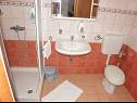 Apartments Monika - 10m from sea: A8(4+2), A11(4+2), A16(4+2), A17(4+2), A12(2+2), A13(2+2), A20(2+2), A21(2+2), SA14(2+1), SA15(2+1), SA22(2+1), A23(2+1) Vir - Zadar riviera  - Apartment - A16(4+2): bathroom with toilet