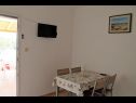 Apartments Snjeza - 80 m from beach: A1 Studio (4), A2 Apartman (2+2) Vir - Zadar riviera  - Apartment - A1 Studio (4): dining room