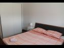 Apartments Snjeza - 80 m from beach: A1 Studio (4), A2 Apartman (2+2) Vir - Zadar riviera  - Apartment - A1 Studio (4): bedroom