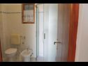 Apartments Snjeza - 80 m from beach: A1 Studio (4), A2 Apartman (2+2) Vir - Zadar riviera  - Apartment - A1 Studio (4): bathroom with toilet