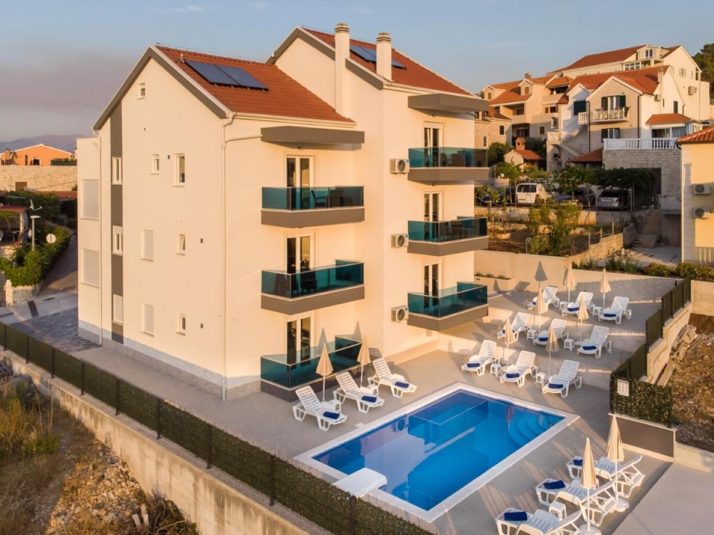 Apartment Jakov - modern and cosy with pool: B3 Postira, Island Brac 0