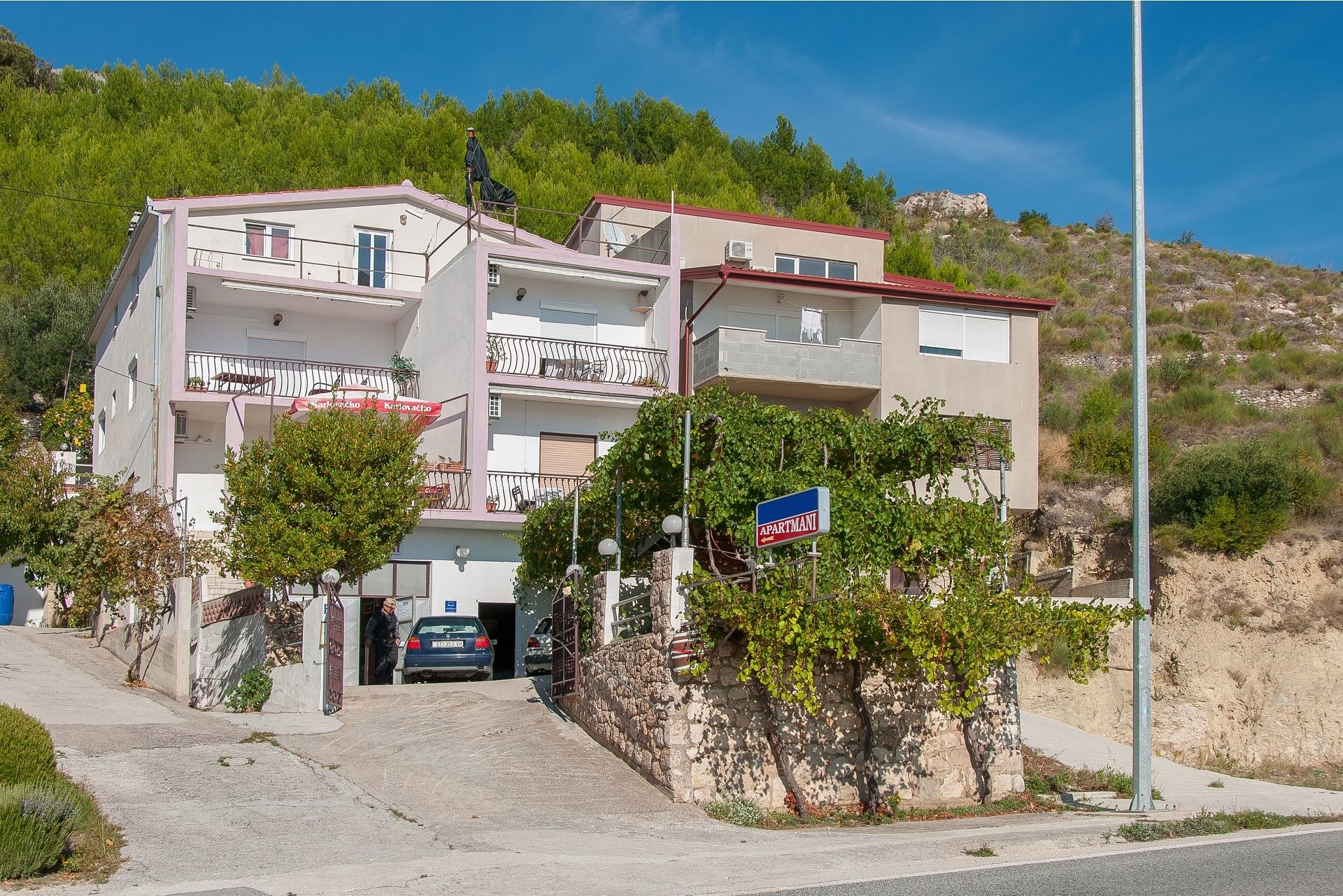 Apartment Franka - beautiful sea view & parking: A4 Stanici, Riviera Omis 2