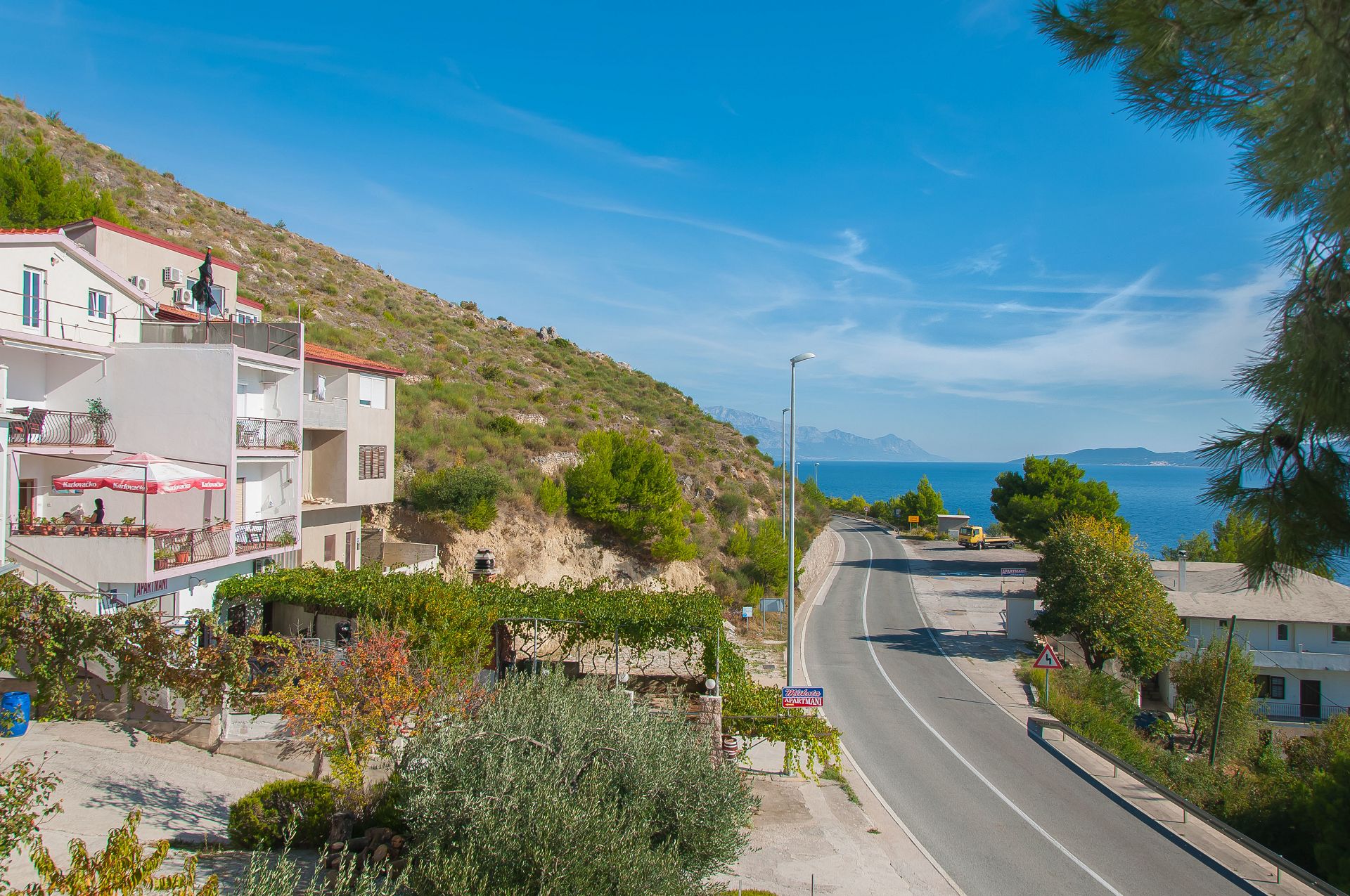 Apartment Franka - beautiful sea view & parking: A1 Stanici, Riviera Omis 3