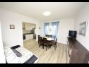 Apartments Sveto - 400 m from beach: A1(4) Biograd - Riviera Biograd  - Apartment - A1(4): living room