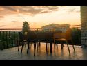 Apartments Korni - comfortable A1(8) Biograd - Riviera Biograd  - terrace view