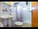 Apartments Tanja - 200m to the beach: A1(2+2), A2(2+2), A3(2+2), A4(2+2), SA5(2) Pakostane - Riviera Biograd  - Apartment - A4(2+2): bathroom with toilet