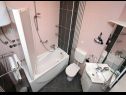 Apartments Viola - with pool : A3(2+2), SA4(2+1), A5(2+2), A6(2+3), SA7(2+1), A8(2+2), A9(2+3), A10(4+2) Sveti Filip i Jakov - Riviera Biograd  - Apartment - A10(4+2): bathroom with toilet
