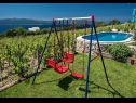 Holiday home Ivo - house with pool: H(4+1) Bol - Island Brac  - Croatia - children playground