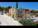 Apartments Dalis - open swimming pool: A1 kat(4+1), A2 prizemlje(4) Cove Osibova (Milna) - Island Brac  - Croatia - house