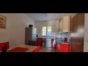 Apartments Ivano - 20 m from Sea: A1(6), A2(2+1), A3(2+1), A4(2), A5(4) Cove Osibova (Milna) - Island Brac  - Croatia - Apartment - A1(6): kitchen and dining room