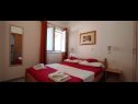 Apartments Ivano - 20 m from Sea: A1(6), A2(2+1), A3(2+1), A4(2), A5(4) Cove Osibova (Milna) - Island Brac  - Croatia - Apartment - A2(2+1): bedroom