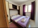 Apartments Ivano - 20 m from Sea: A1(6), A2(2+1), A3(2+1), A4(2), A5(4) Cove Osibova (Milna) - Island Brac  - Croatia - Apartment - A4(2): bedroom