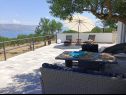 Holiday home Mary: relaxing with pool: H(4) Postira - Island Brac  - Croatia - H(4): terrace