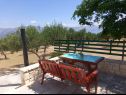 Holiday home Mary: relaxing with pool: H(4) Postira - Island Brac  - Croatia - H(4): courtyard (house and surroundings)