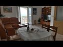 Apartments Juri - sea view: A1(4+1) Postira - Island Brac  - Apartment - A1(4+1): living room