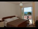 Apartments Vinko - 50 M from the beach : A1(4+2) Postira - Island Brac  - Apartment - A1(4+2): bedroom