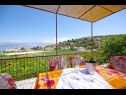 Holiday home Tonko - open pool: H(4+1) Postira - Island Brac  - Croatia - H(4+1): terrace view