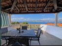 Apartments Jurica - Panoramic Sea view: A1(4) Postira - Island Brac  - Apartment - A1(4): terrace view