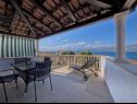 Apartments Jurica - Panoramic Sea view: A1(4) Postira - Island Brac  - Apartment - A1(4): terrace view