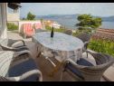 Apartments Damir - 80 m from beach: A1(4), A2(2+2) Postira - Island Brac  - terrace