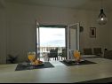 Apartments Mika - 150m from the sea A1(6), A2(4) Postira - Island Brac  - Apartment - A1(6): dining room